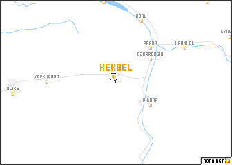 map of Këkbelʼ