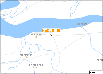 map of Këk-Chira