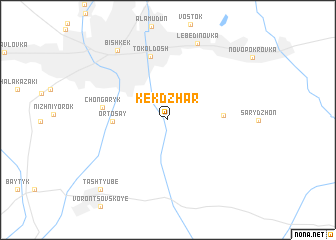 map of Këk-Dzhar