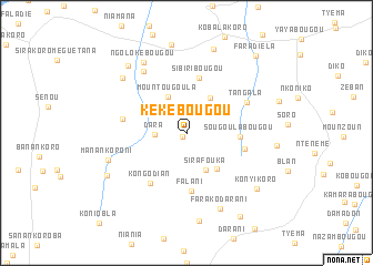 map of Kekebougou