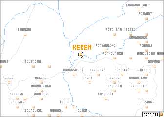 map of Kekem