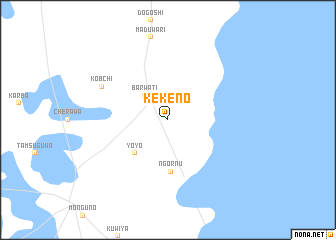 map of Kekeno