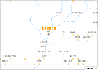map of Kekere