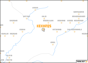 map of Kékhros