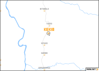 map of Kekia