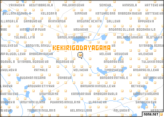 map of Kekirigodayagama