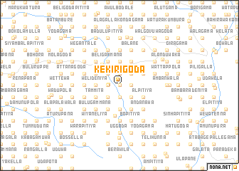 map of Kekirigoda