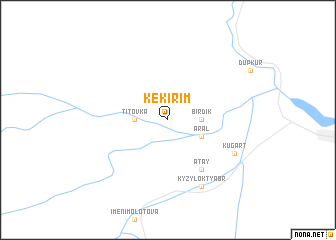 map of Këkirim