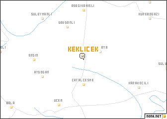 map of Keklicek