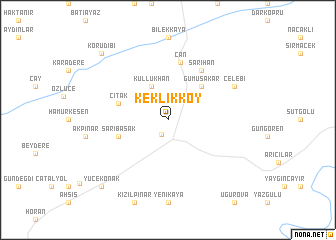 map of Keklikköy