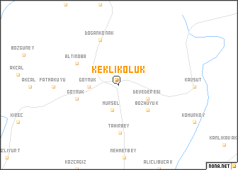 map of Keklikoluk