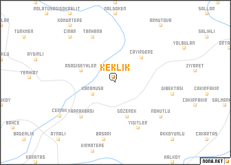 map of Keklik