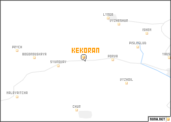 map of Kekoran