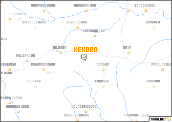 map of Kékoro