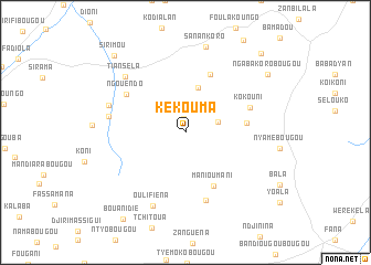 map of Kékouma