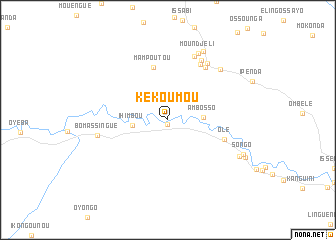 map of Kékoumou