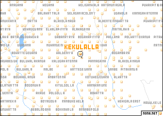 map of Kekulalla