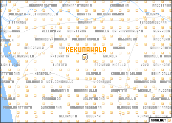 map of Kekunawala