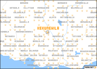 map of Kekunewila