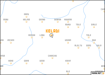map of Kʼeladī