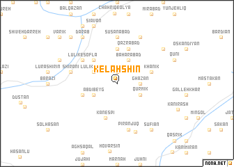 map of Kelahshīn