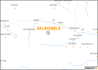 map of Kelāk-e Bālā