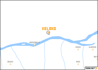 map of Kelako