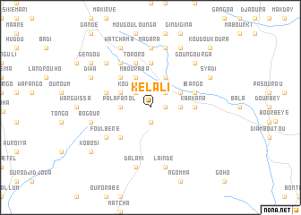 map of Kélali