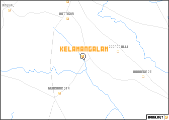 map of Kelamangalam