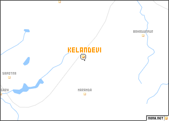 map of Kelān Devī
