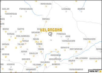 map of Kélangoma