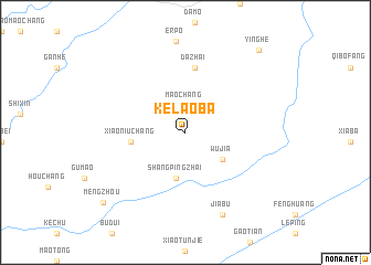 map of Kelaoba