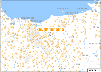 map of Kelapagading