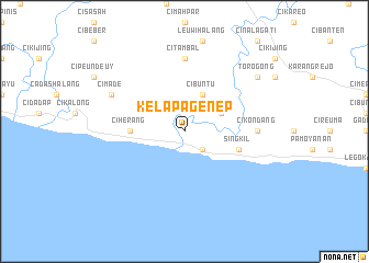 map of Kelapagenep