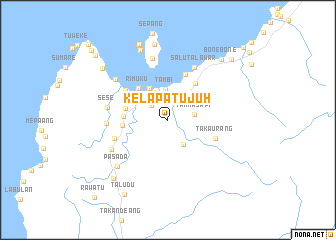 map of Kelapatujuh