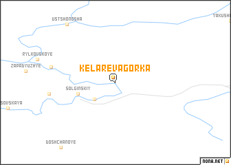 map of Kelarëva Gorka