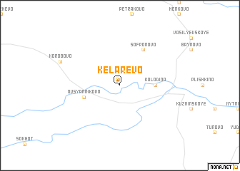 map of Kelarëvo