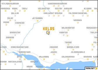 map of Kelās