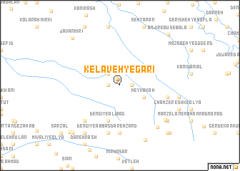 map of Kelāveh-ye Gārī