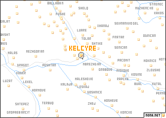 map of Këlcyrë