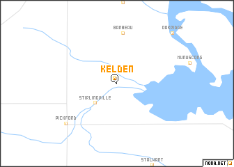 map of Kelden