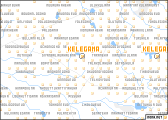 map of Kelegama