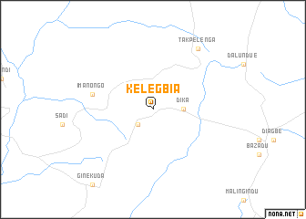 map of Kelegbia