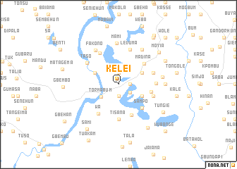 map of Kelei