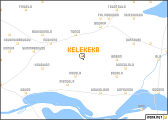 map of Kélékéka