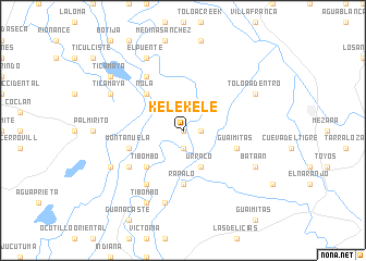 map of Kele-Kele