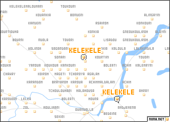 map of Kélékélé