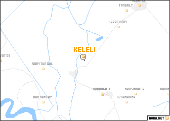 map of Keleli