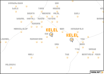 map of Kélel
