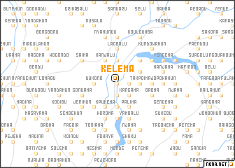 map of Kéléma